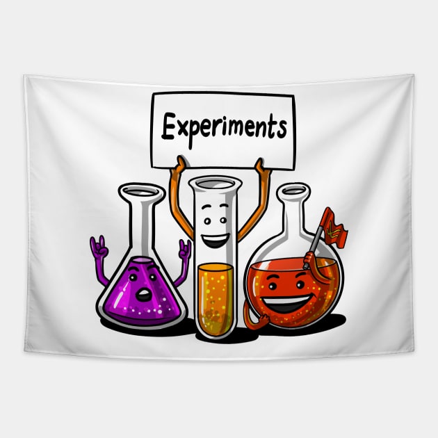 Chemistry Science Experiments Tapestry by underheaven