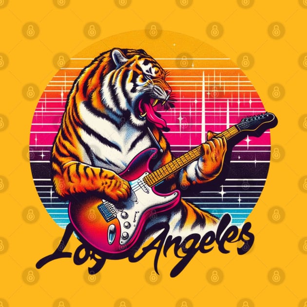 Los Angeles Tiger Band Shirt by Tiger Mountain Design Co.