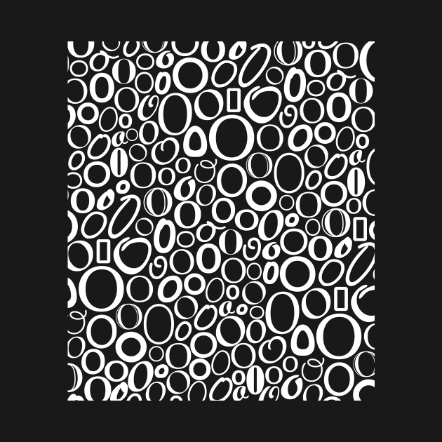 O - Typography (White) by gillianembers