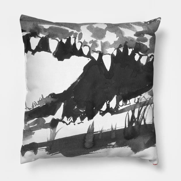 crocodile Pillow by pechane