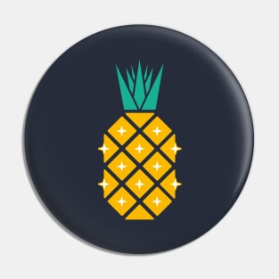 Disco Pineapple in Midnight Blue by Suzie London Pin