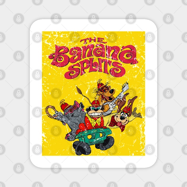 Vintage Banana Splits art Magnet by Baharnis