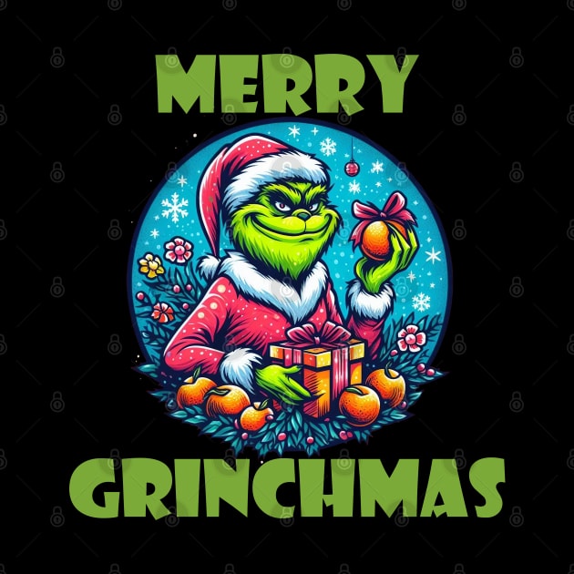 Christmas Grinch by BukovskyART