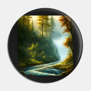 River in Forest Pin