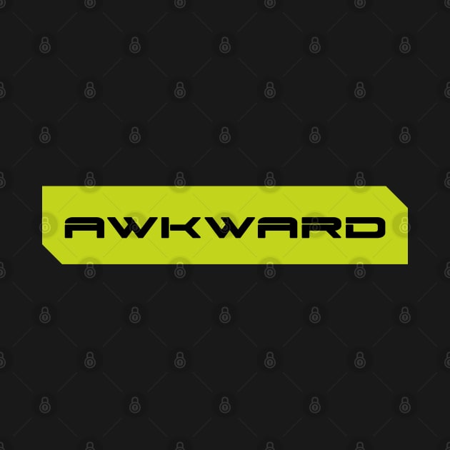 Awkward simple cyberpunk urban slang letters by Swiiing