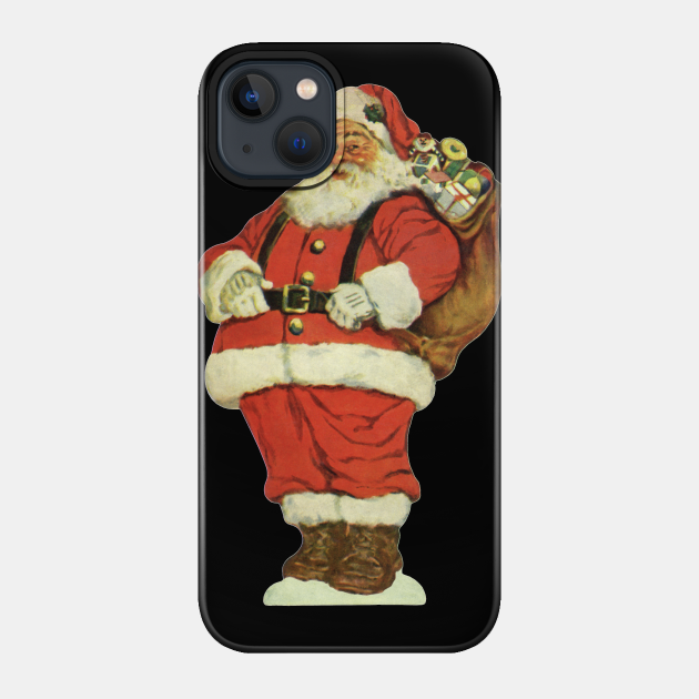 Vintage Christmas Santa Claus - Santa Claus - Phone Case