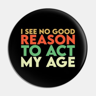 Funny Old People, Old Grandpa Birthday Gift idea Pin