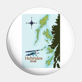 Hebrides Scotland Travel Map Pin