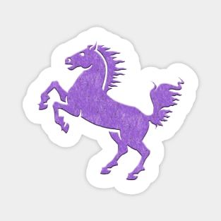 Purple Horse Magnet