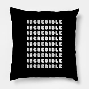 Incredible typographic designed apparel and home accessories Pillow