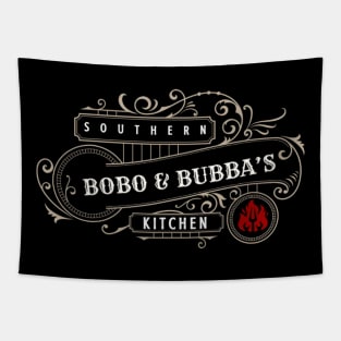 Bobo and Bubba's  main logo Tapestry