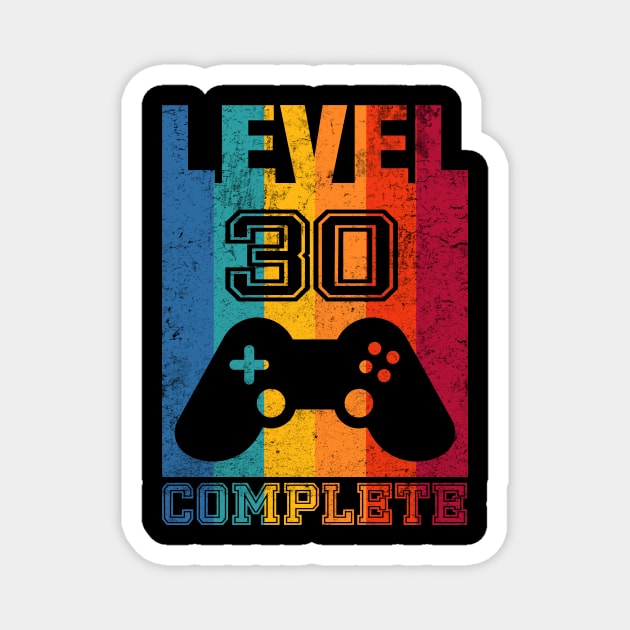 Level 30 complete Gamer Magnet by Foxxy Merch