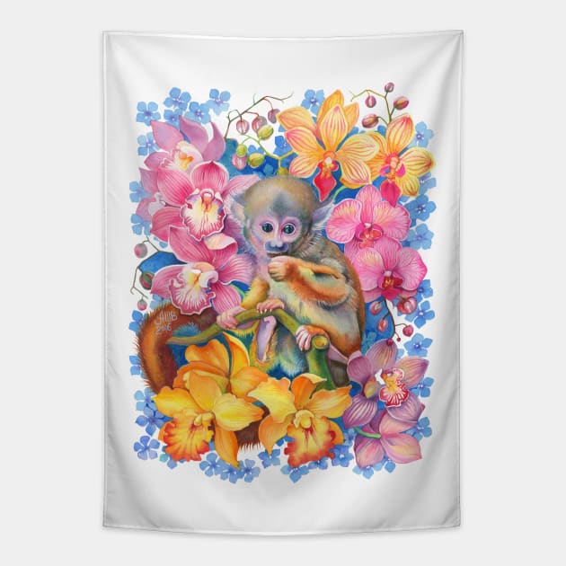 Year of the Monkey Tapestry by annabucciarelli