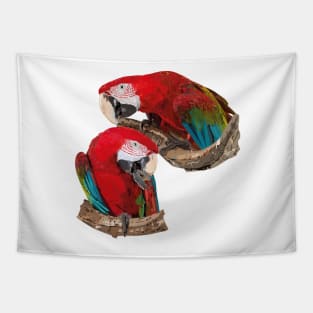 Red-and-green Macaw Tapestry