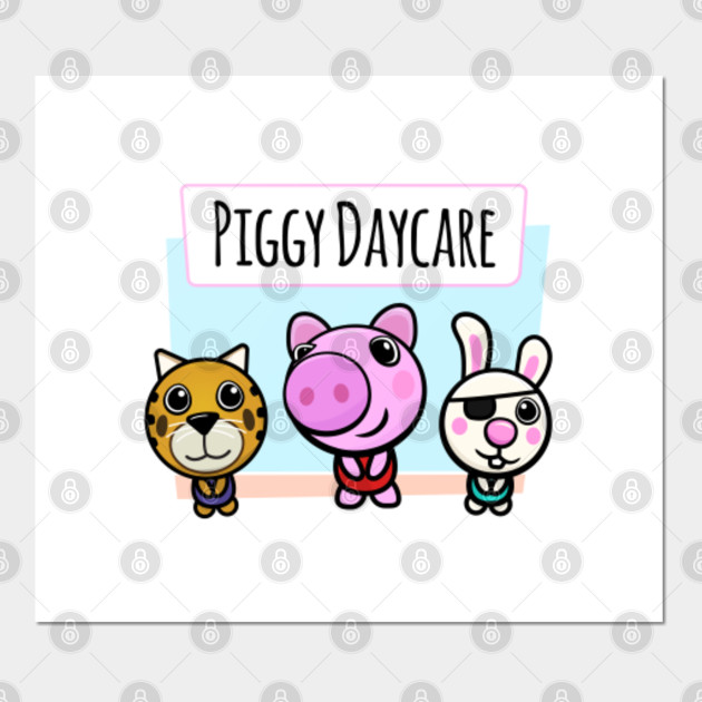 Piggy Daycare Roblox Piggy Daycare Posters And Art Prints Teepublic - be a baby in roblox daycare game