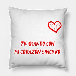 Corazon sincero Pillow