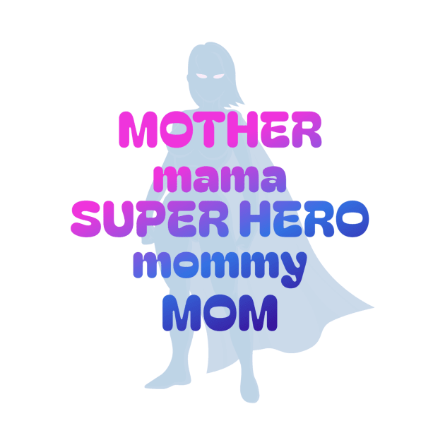 Super Hero Mom by Country Otter Creations