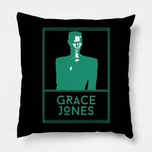 Grace jones\\vintage fan art Pillow