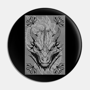 Card of The Dragon BW Pin