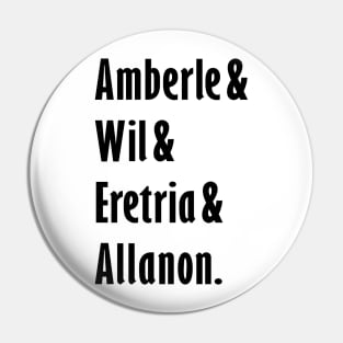 The Shannara Chronicles - Amberle & Wil & Eretria & Allanon Pin