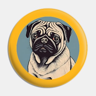 Cute Pug Pin