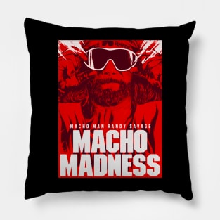 Macho man Randy savage art t-shirt Pillow