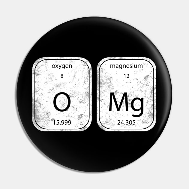 Oh My God Periodic Table Oxygen Magnesium Pin by Scar