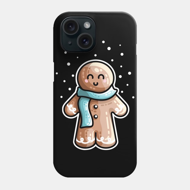 Kawaii Cute Gingerbread Person Phone Case by freeves