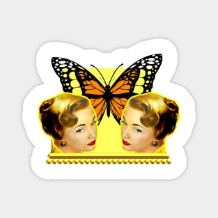 Butterfly girl Magnet