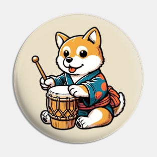 Djembe dog Pin