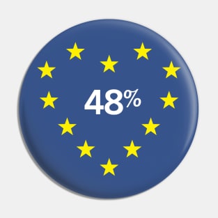 48% Love EU Pin