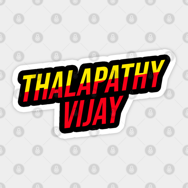 Thalapathy Vijay Vijay Actor Aufkleber Teepublic De