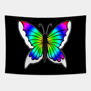 Rainbow Butterfly Tapestry