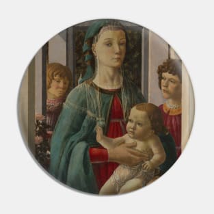 Virgin and Child with Two Angels by Francesco Botticini Pin