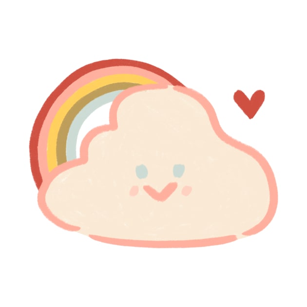 Rainbow Cloud by MissCassieBee