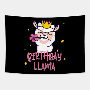 Birthday Llama cute Alpaca Women Gifts Tapestry