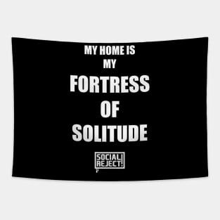 Fortress Of Solitude (White) Tapestry