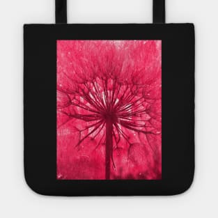 Make a wish (red dandelion) Tote