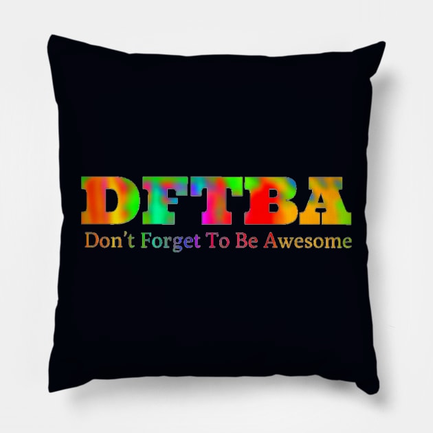 DFTBA (tie-dye) Pillow by Amanda1775