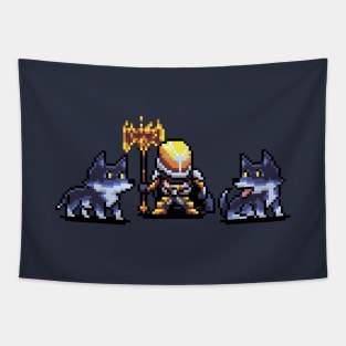 Saladin's Pack Pixel Art Tapestry