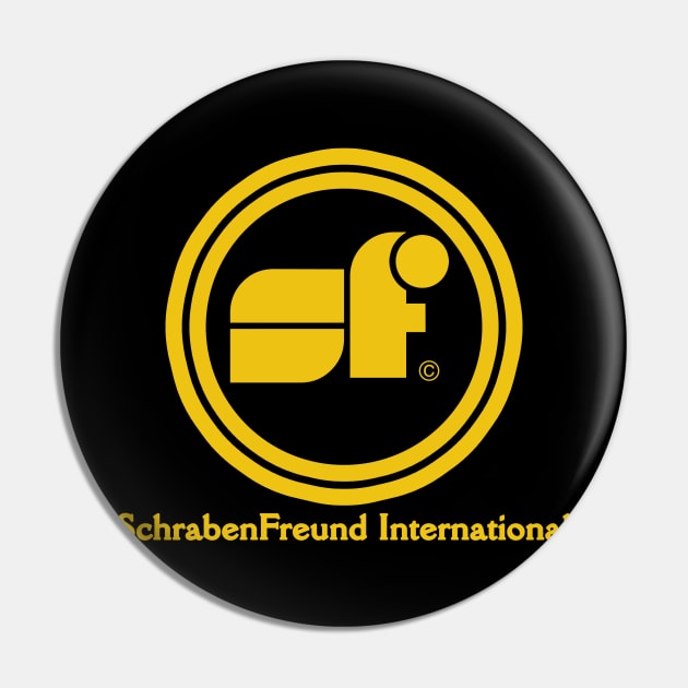 SchrabenFreund International in GOLD Pin by RobSchrab