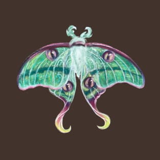 Chalk Luna Moth T-Shirt