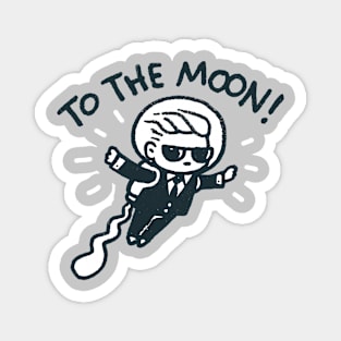 To the Moon Magnet