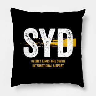 SYD Airport Code Sydney International Airport Pillow