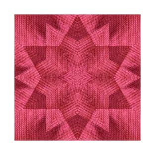 Mandala Kaleidoscope in Shades of Pink T-Shirt