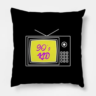 90´s Kid tv retro Pillow