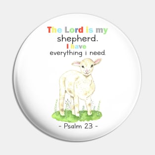 Psalm 23 kids, the lord is my shepherd Pin