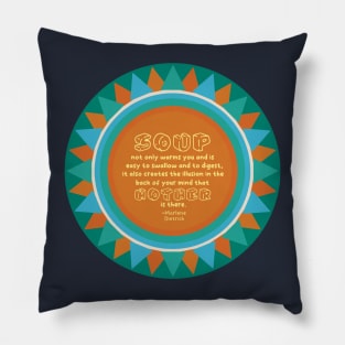 Comforting Soup [orange] Pillow