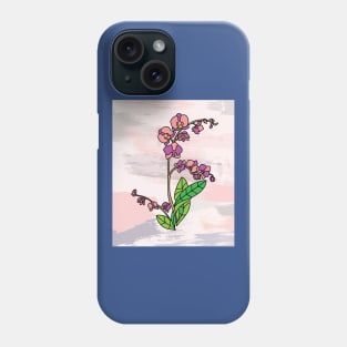 Vintage Flowers Orchids Colorful Phone Case