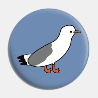 Cute Seagull - Kawaii Seagull Pin